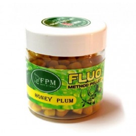 Soft Method Pellet Fluo FPM 8мм 50г в банке Honey-Plum Мед-Слива
