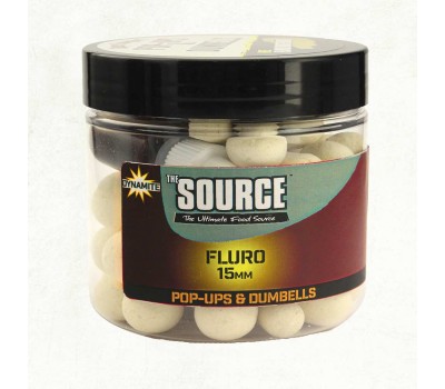 Бойлы Dynamite Baits Source White Fluro 15mm - DY056