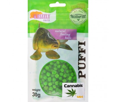 Воздушное тесто Grizzly Puffi Mini 30г 8мм Cannabis Конопля (98003004)