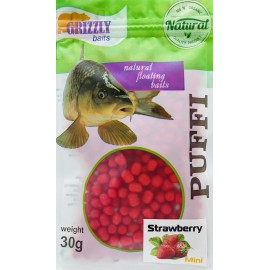 Воздушное тесто Grizzly Puffi Mini 30г 8мм Strawberry Клубника (98003007)