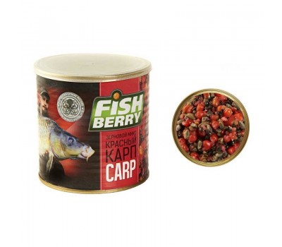 FISHBERRY Карп красный - зерновой микс (клубника) - 430 мл
