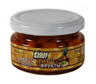 FISHBERRY Кукуруза насадочная Фрукты - 120 мл