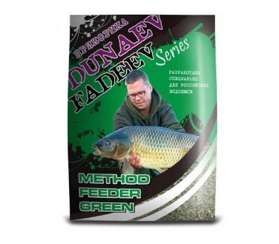 Прикормка DUNAEV-FADEEV 1кг Feeder Method Green