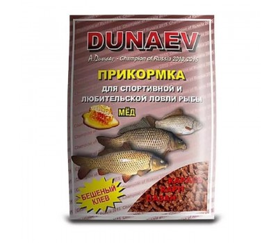 Прикормка DUNAEV КЛАССИКА 0.9кг Карп Мед