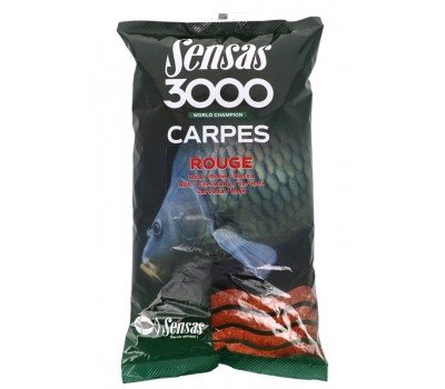 Прикормка Sensas 3000 CARP Rouge 1кг