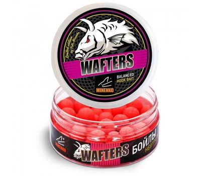 Бойлы MINENKO WAFTERS STRAWBERRY (Fluo) 14мм, 6509