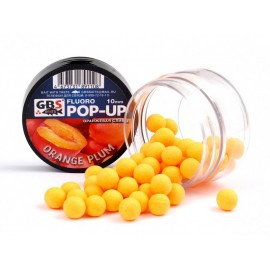 Бойлы GBS Baits Pop-up плавающие 10мм 40гр Plum Orange Слива