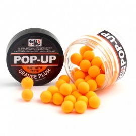 Бойлы GBS Baits Pop-up плавающие 8мм 40гр Оранжевая слива