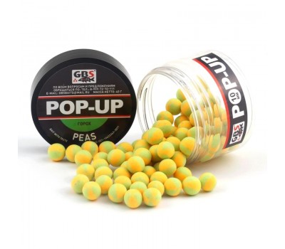 Бойлы GBS Baits Pop-up плавающие 8мм 40гр Горох
