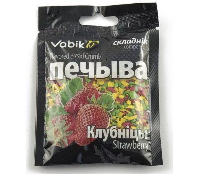Компонент прикормки Vabik Печиво Mix Клубника 35 г