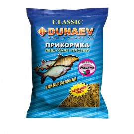 Прикормка DUNAEV КЛАССИКА 0.9кг Универсальная Малина