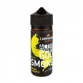 BOOSTER GOO Carp House пылящий, жидкий дым Банан-манго 120мл