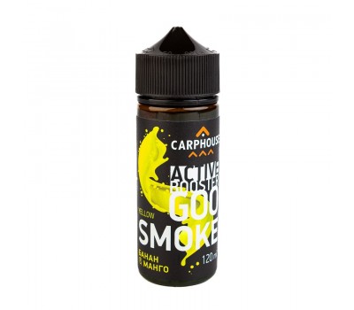 BOOSTER GOO Carp House пылящий, жидкий дым Банан-манго 120мл