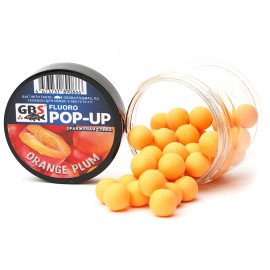 Бойлы GBS Baits Pop-up плавающие 12мм 40гр Plum Orange Слива