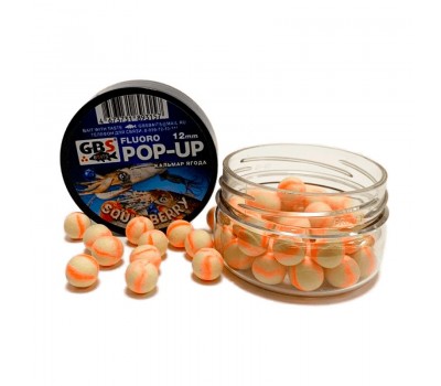 Бойлы GBS Baits Pop-up плавающие 12мм 40гр Squidberry Кальмар-клюква