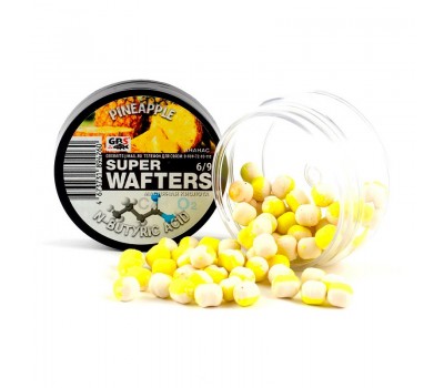 Бойлы нейтральной плавучести (Wafters) GBS Ананас N-Butyric Acid масляная кислота 6х9мм
