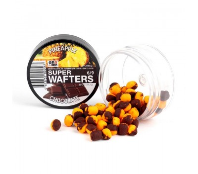 Бойлы нейтральной плавучести (Wafters) GBS Ананас Шоколад 6х9мм