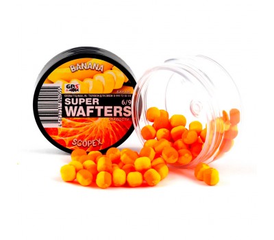 Бойлы нейтральной плавучести (Wafters) GBS Банан-Скопекс 6х9мм
