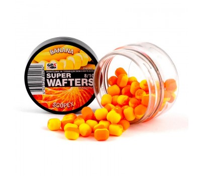 Бойлы нейтральной плавучести (Wafters) GBS Банан-скопекс 8х10мм