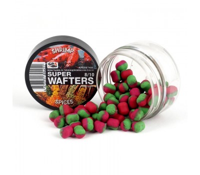 Бойлы нейтральной плавучести (Wafters) GBS Креветка-специи 8х10мм