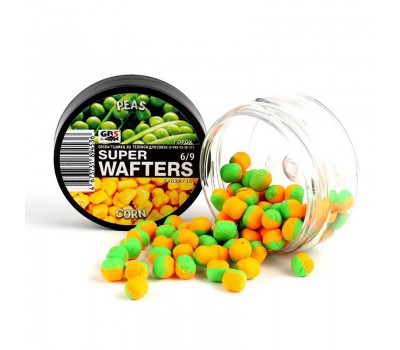Бойлы нейтральной плавучести (Wafters) GBS Кукуруза горох 6х9мм