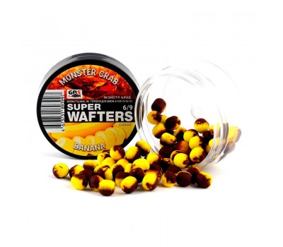 Бойлы нейтральной плавучести (Wafters) GBS Монстр-краб банан 6х9мм