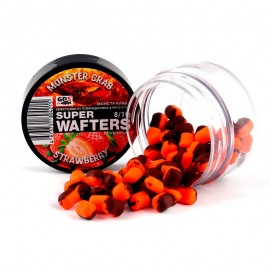 Бойлы нейтральной плавучести (Wafters) GBS Монстр-краб-клубника 8х10мм