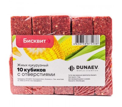 Жмых DUNAEV кукурузный Бисквит 300г