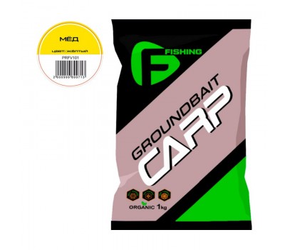 Прикормка для рыбы F-FISHING CARP Мед 1кг