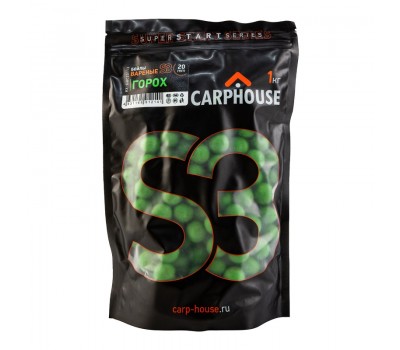 Бойлы Carp House вареные S3 Горох зеленый 1кг 20mm