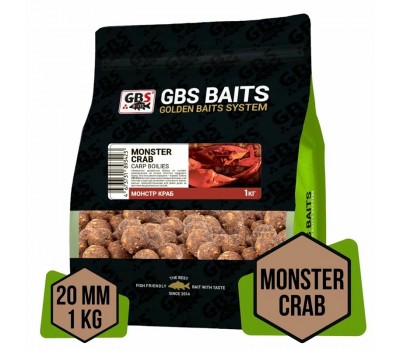 Бойлы GBS Baits 20мм 1кг Crab Краб