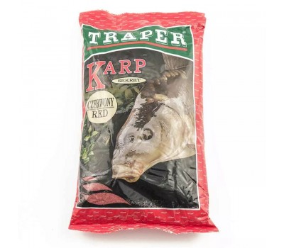 Прикормка Traper 1кг Sekret Karp Czerwony