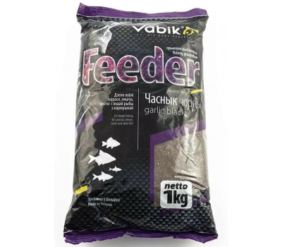 Прикормка Vabik Feeder 1 кг Чеснок черный