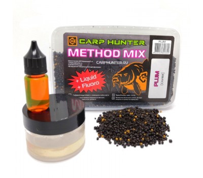 Method mix Pellets + Fluoro + Liquid Plum (слива) CARPHUNTER