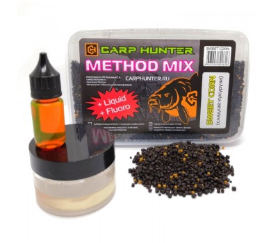 Method mix Pellets + Fluoro + Liquid Sweet Corn (сладкая кукуруза) CARPHUNTER