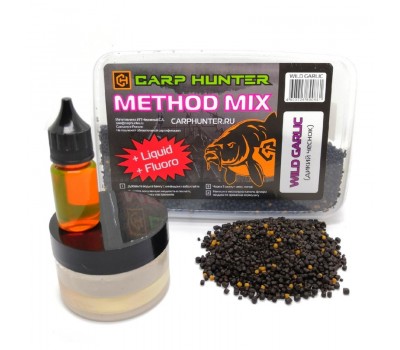 Method mix Pellets + Fluoro + Liquid Wild Garlic (дикий чеснок) CARPHUNTER