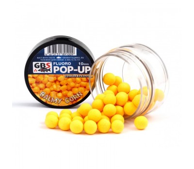 Бойлы GBS Baits Pop-up плавающие 8мм 40гр Кукуруза