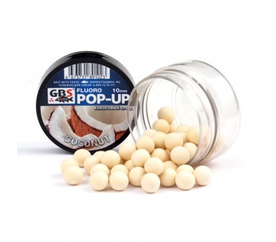 Бойлы GBS Baits Pop-up плавающие 8мм 40гр Кокос