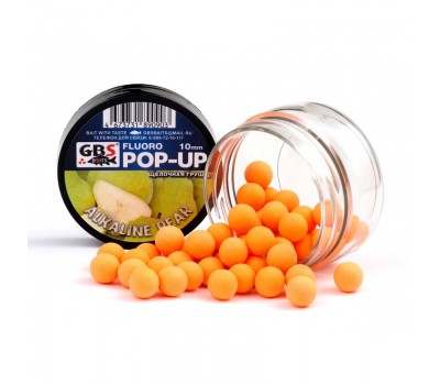 Бойлы GBS Baits Pop-up плавающие 8мм 40гр Щелочная груша