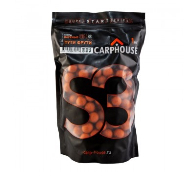 Бойлы Carp House вареные S3 Тутти-фрутти оранжевый 1кг