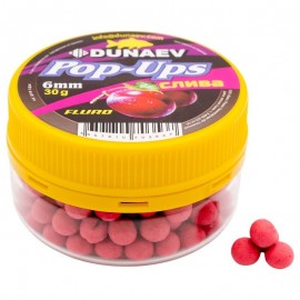 Бойлы POP-UP 6мм Слива (30гр.) Бойлы POP-UP 6мм Слива (30гр.)