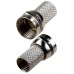 Штекер F RG-6  (size=18mm)