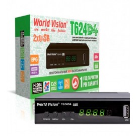Цифровой эфирный ресивер World Vision T624D4