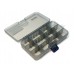 Коробка рыболовная HFBOX-1631D 12 Slots  16,1x9,1x3,1cm