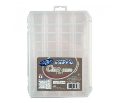 Коробка рыболов. Meiho CLEAR CASE C-1200ND 255x190x40
