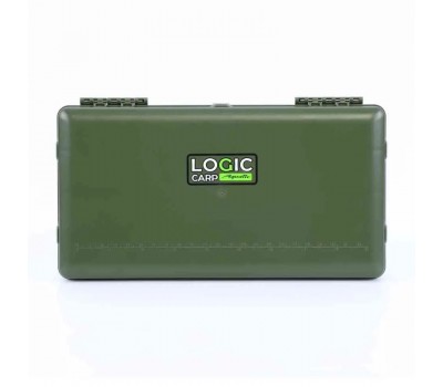 Коробка карповая монтажная с поводочницей на магнитах LOGIC CARP MAGNET COMBO RIG BOX