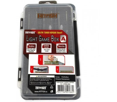 Коробка рыболовная HITFISH Light Game Box A (15 Slots)  17.5x10.5x1.8cm