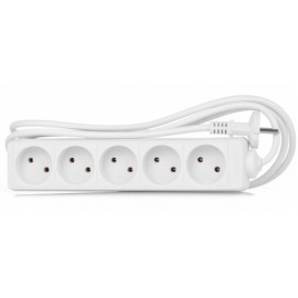 Удлинитель сетевой LogicPower LP-WX5, 5 розеток, цвет-белый, 2,0 m