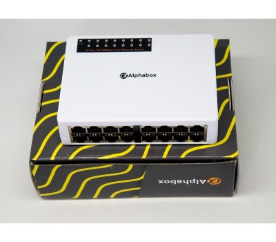 Switch Alphabox AS116 16х10/100 Desktop