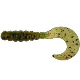 Силикон Big Bite Baits Fat Grub 2  Water Red Ghost